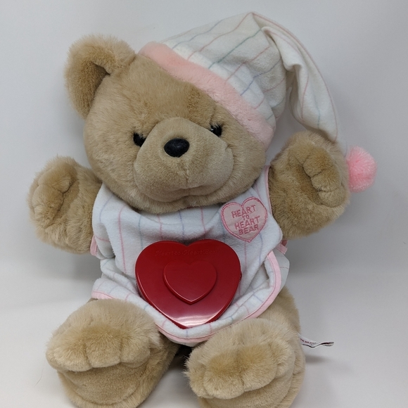 Chosun Heart To Heart Bear Teddy Vintage Beat Cap Gown Pajamas 1986 Works - Picture 7 of 9